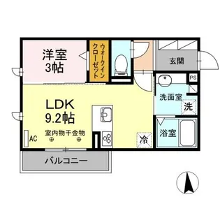 EAGLE COURT(イーグルコート)【3階】の間取り