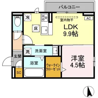 FIELDEN(フィールデン)【1階】の間取り