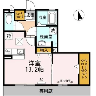 グラン・ボヌール【1階】の間取り