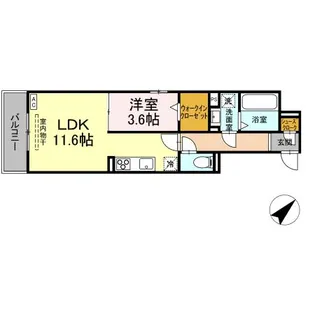 GRAND FELICIA(グランフェリシア)【3階】の間取り