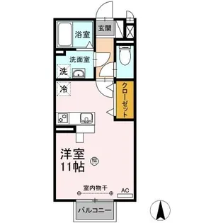 グレイスガーデン B【2階】の間取り