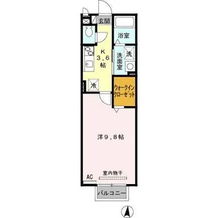 D’MAISON南塚(ディーメゾンミナミヅカ)【2階】の間取り
