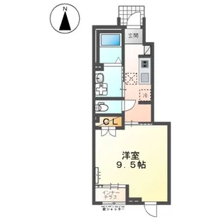AVANTI(アヴァンティ)【106号室】の間取り