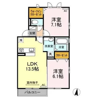 ルーチェ【2階】の間取り