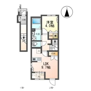 ケセラセラ サン【2階】の間取り