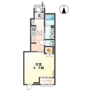 ケセラセラ サン【1階】の間取り