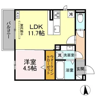 COMMONS【2階】の間取り