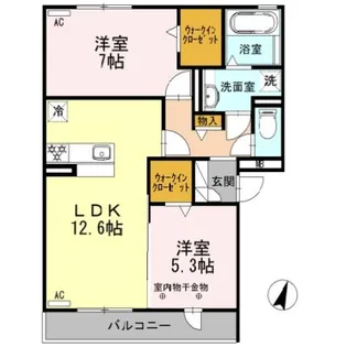 グランドソレイユ【3階】の間取り