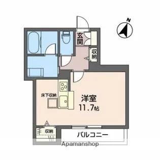 REORIENT KAKAMINO【1階】の間取り