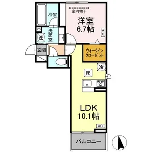 VERITE【1階】の間取り