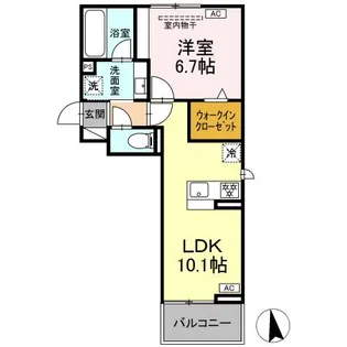 VERITE【3階】の間取り