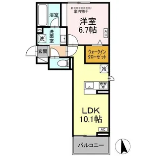 VERITE【2階】の間取り