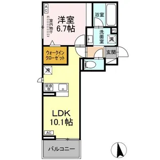 VERITE【3階】の間取り