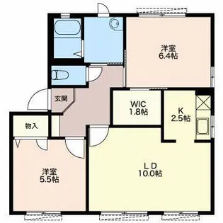 エスペランサ B【1階】の間取り