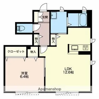 ラフィーネC【1階】の間取り