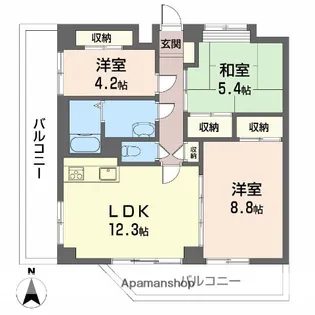 MAISON GOTOH【2階】の間取り