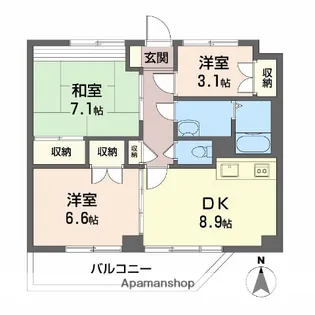 MAISON GOTOH【503号室】の間取り
