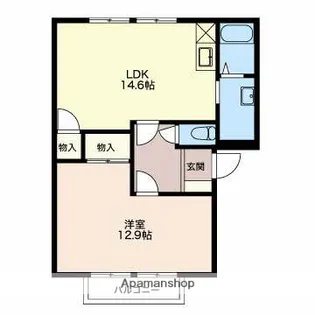 アレイ21 A【2階】の間取り