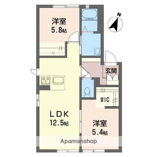 LISKAMM C【1階】の間取り