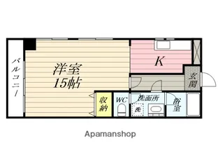 サンシャインビル【4A号室】の間取り
