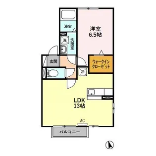 グリーンハイム【2階】の間取り