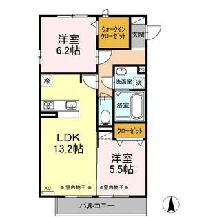 MUSE(ミューズ)【2階】の間取り