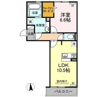 サンライズS【3階】の間取り