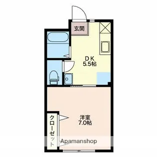 スカイハウス【1階】の間取り