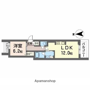 シャーメゾン大垣郭町【301号室】の間取り
