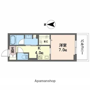 シャーメゾン大垣郭町【303号室】の間取り