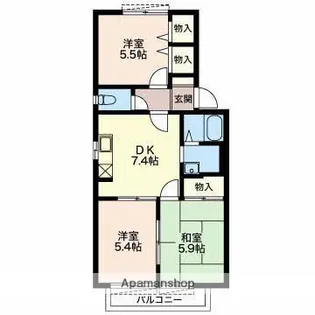 PROVENCE【203号室】の間取り