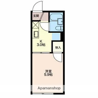 ステップ1長良【2階】の間取り