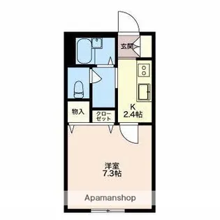 レークヒルA【1階】の間取り
