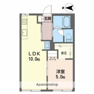 ファミールK【1階】の間取り