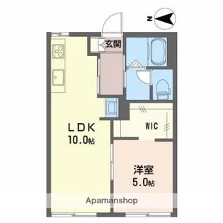 ファミールK【101号室】の間取り