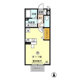 グレイスガーデン A【2階】の間取り