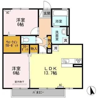 N.ソフィア【2階】の間取り