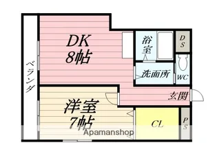 サンライズマンション【1階】の間取り