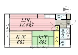 レジデンス領下【3階】の間取り