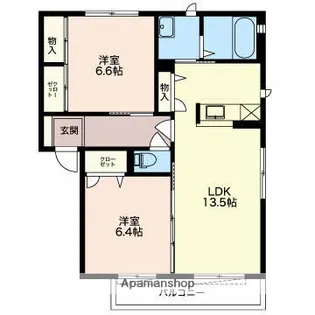 ブルームクロス【1階】の間取り