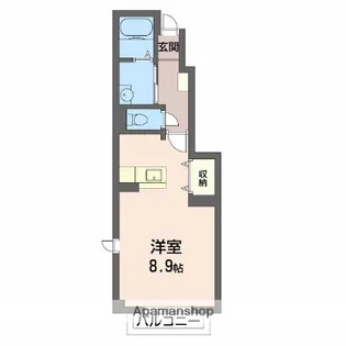 サニーレジデンス2【1階】の間取り