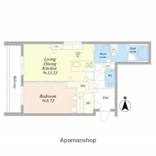 SHAMAISON UNODOSTRES【3階】の間取り