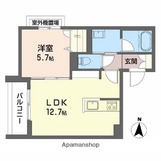 シャーメゾンリアンⅠ【2階】の間取り