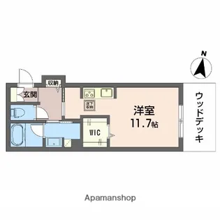 ドエル ジョーダン【1階】の間取り