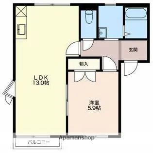 フレグランスFUJI【B202号室】の間取り