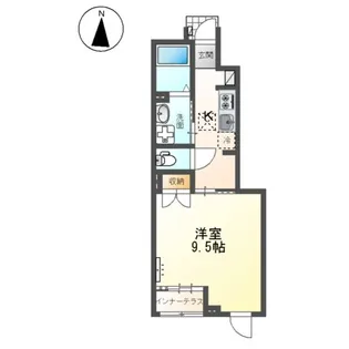 プレミアムMINI【107号室】の間取り