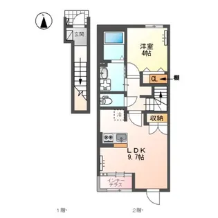 プレミアムMINI【202号室】の間取り