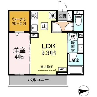 LEONE RESIDENCE【1階】の間取り