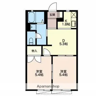 ヴィヴィッドハウス A【1階】の間取り