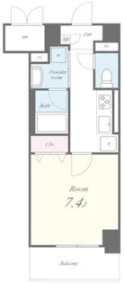 ピノ・アガタ岐阜駅前【202号室】の間取り